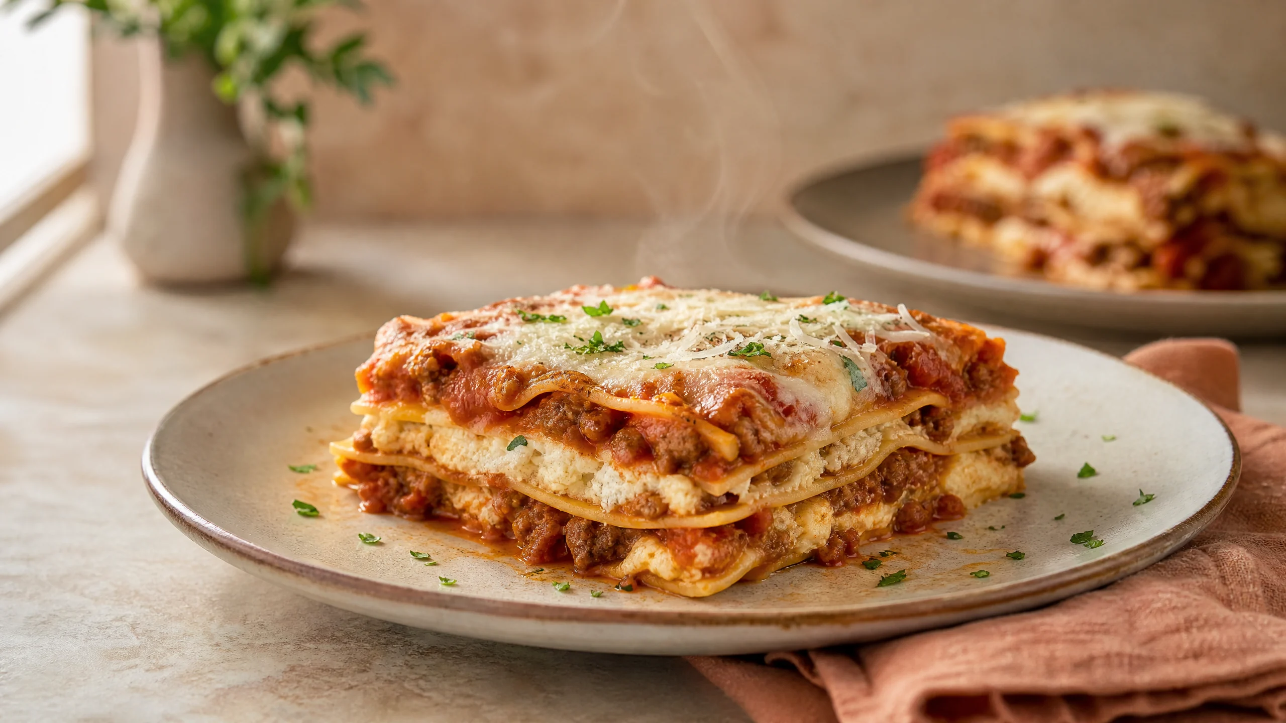 Authentic Beef Lasagna