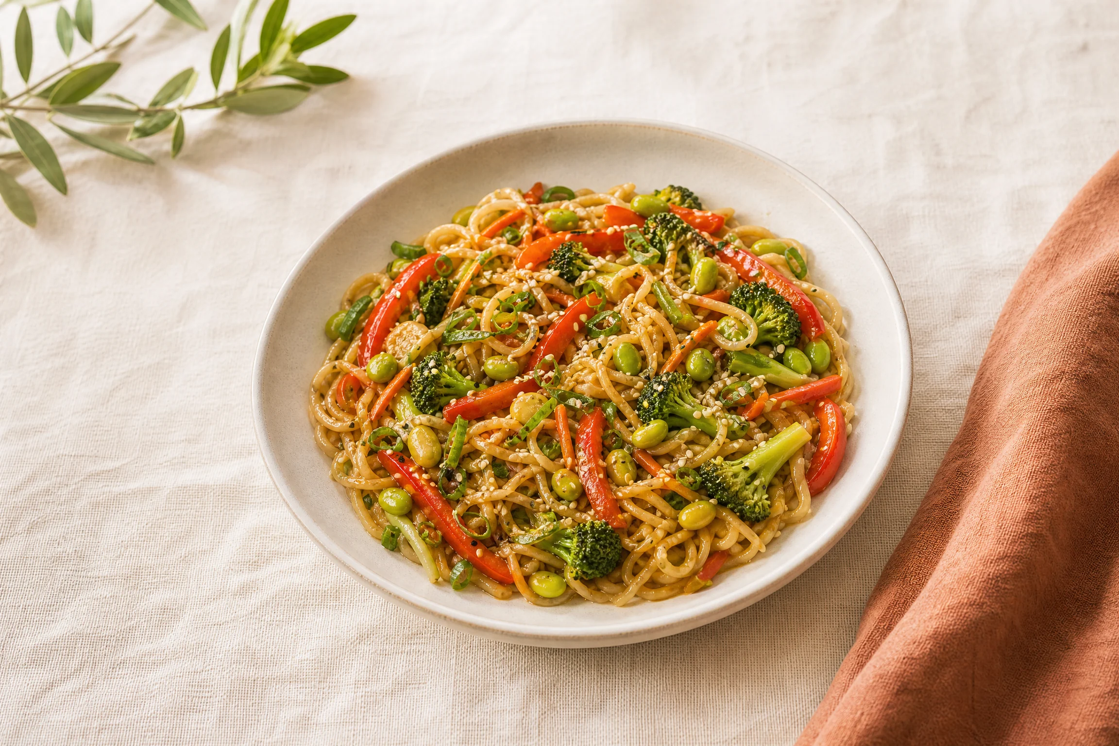 Sesame Noodle Stir-Fry